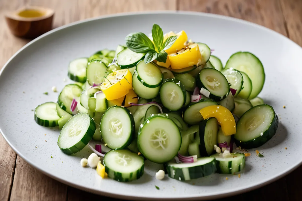 How do you keep cucumber salad from getting watery?