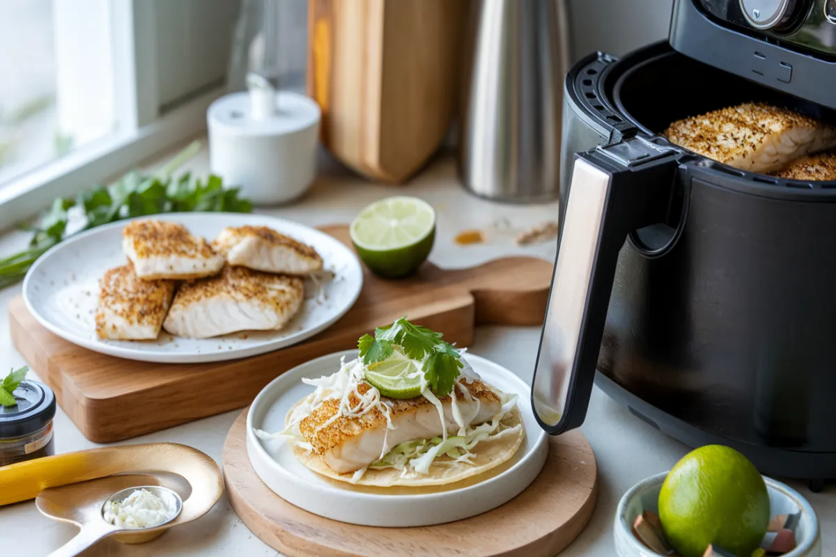 air fryer fish tacos