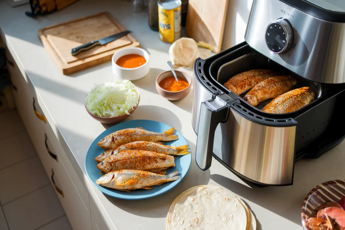 air fryer fish tacos