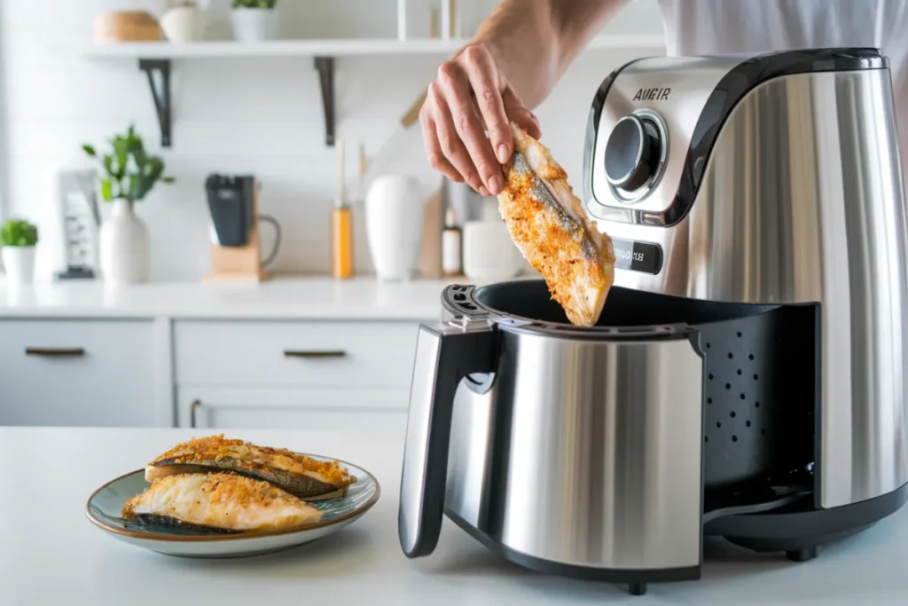 How many minutes to air fryer the fish?