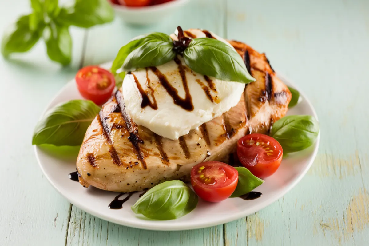 Grilled Chicken Margherita