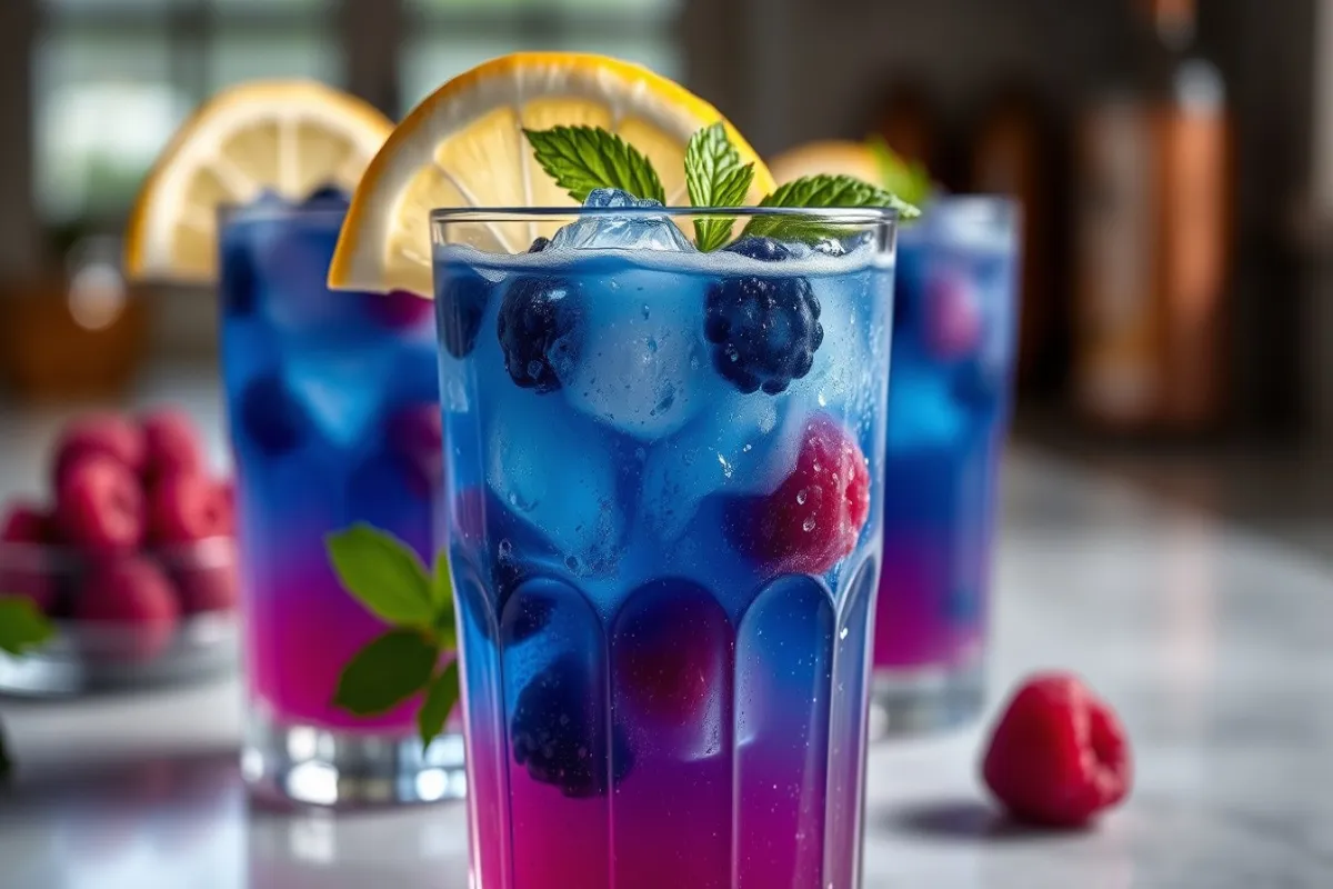 blue raspberry lemonade