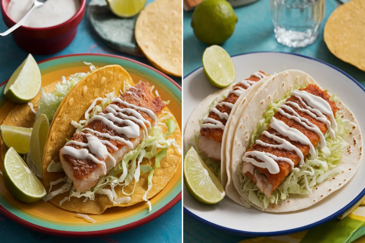 Are fish tacos better on corn or flour?