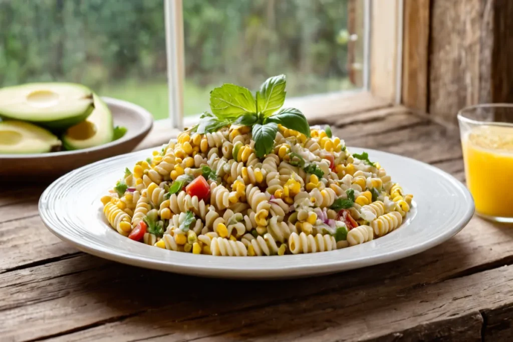 mexican street corn pasta salad