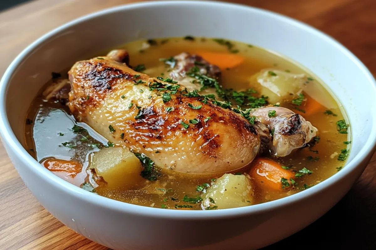 Can I use a week old rotisserie chicken in soup?