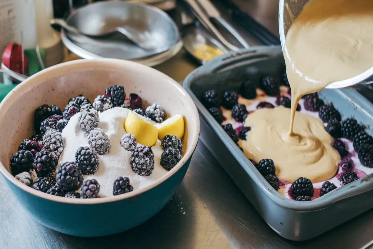 easy blackberry cobbler