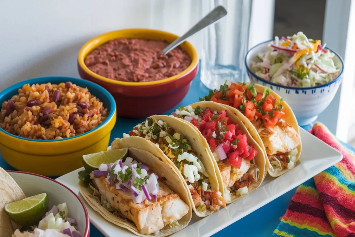 What sides go with fish tacos?