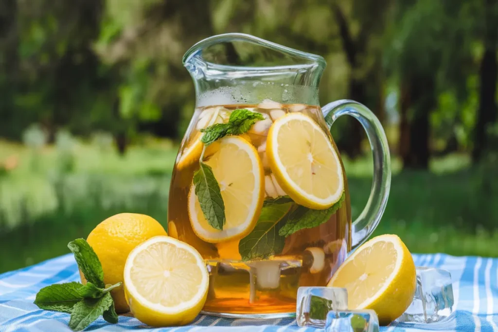 Chemical-free iced tea