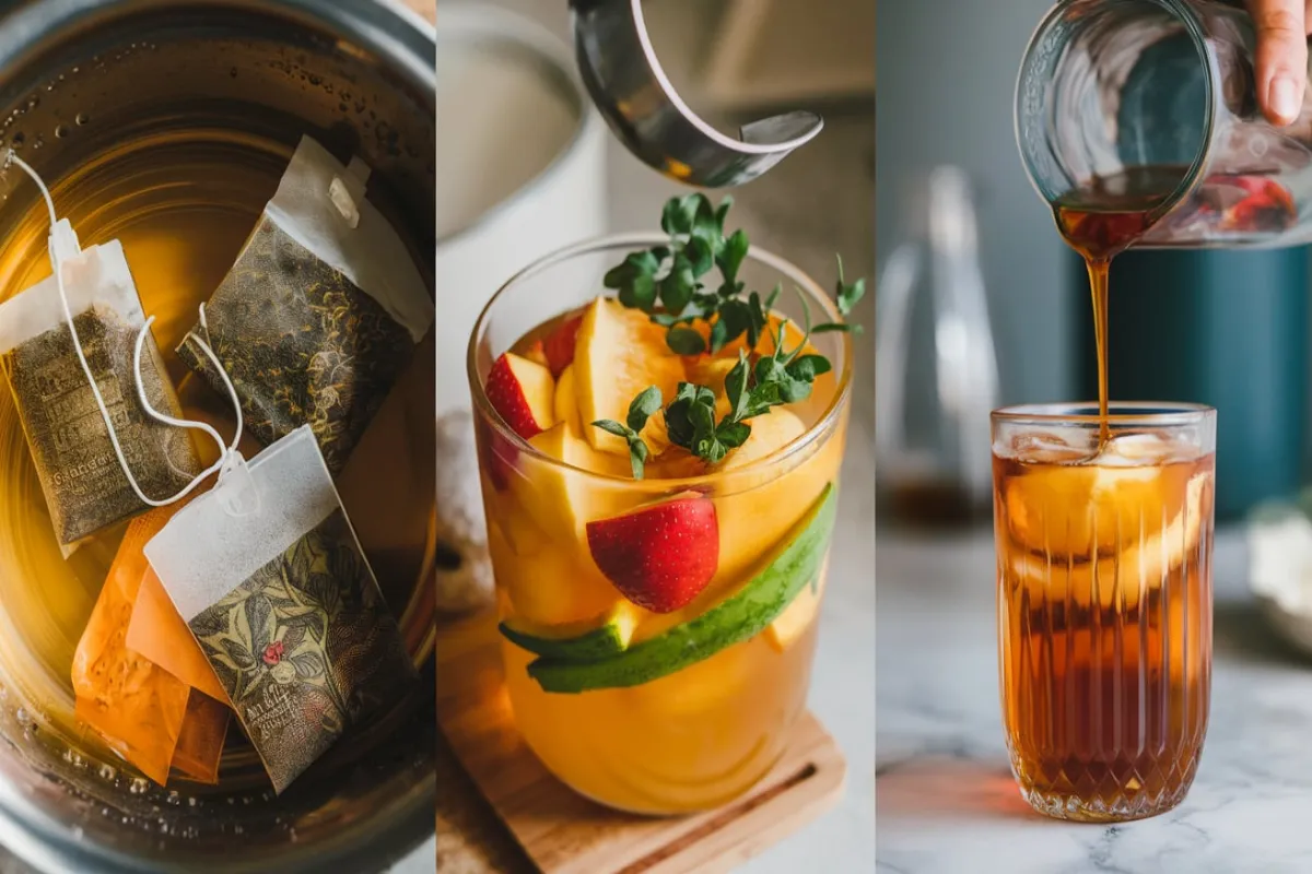 Chemical-free iced tea