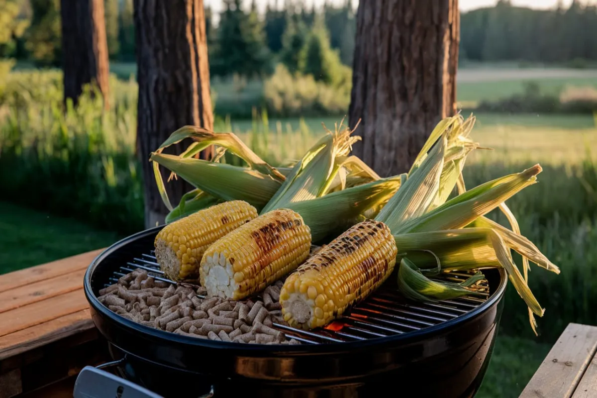 how to cook corn on the cob on pellet grill