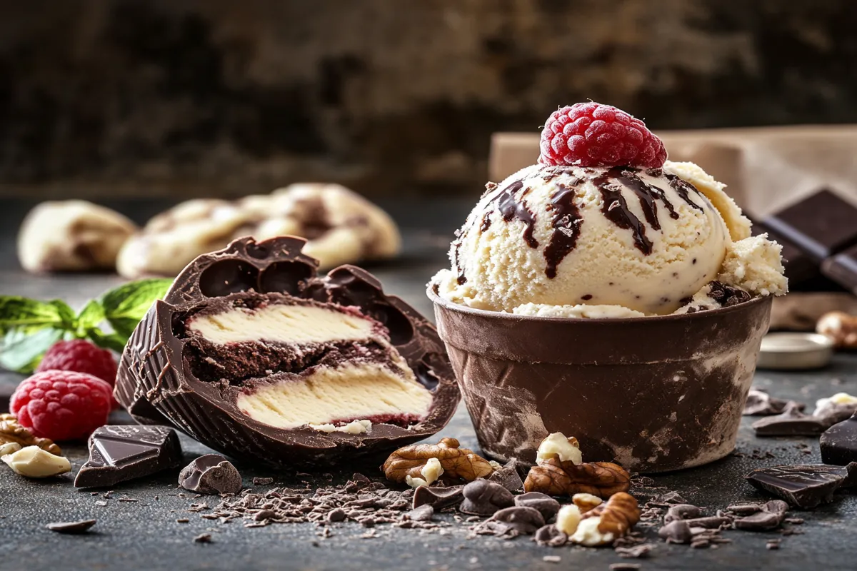 What is the difference between gelato and tartufo?