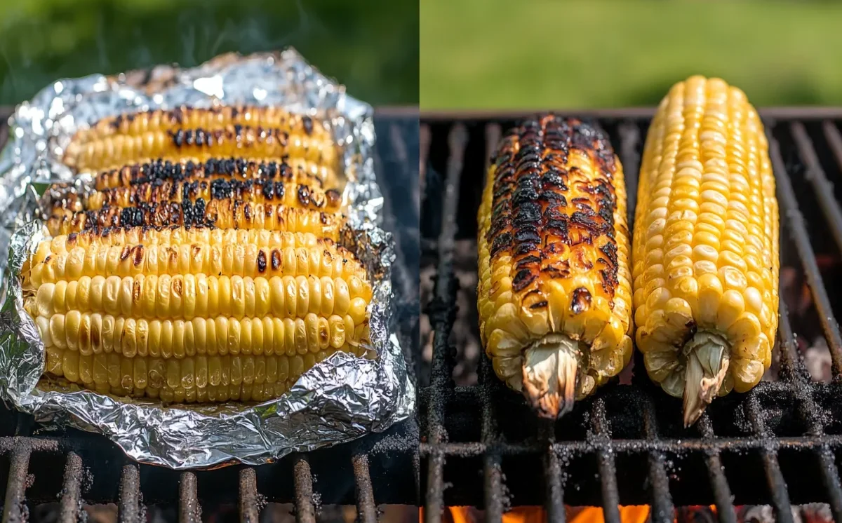 Is it better to grill corn with or without foil?