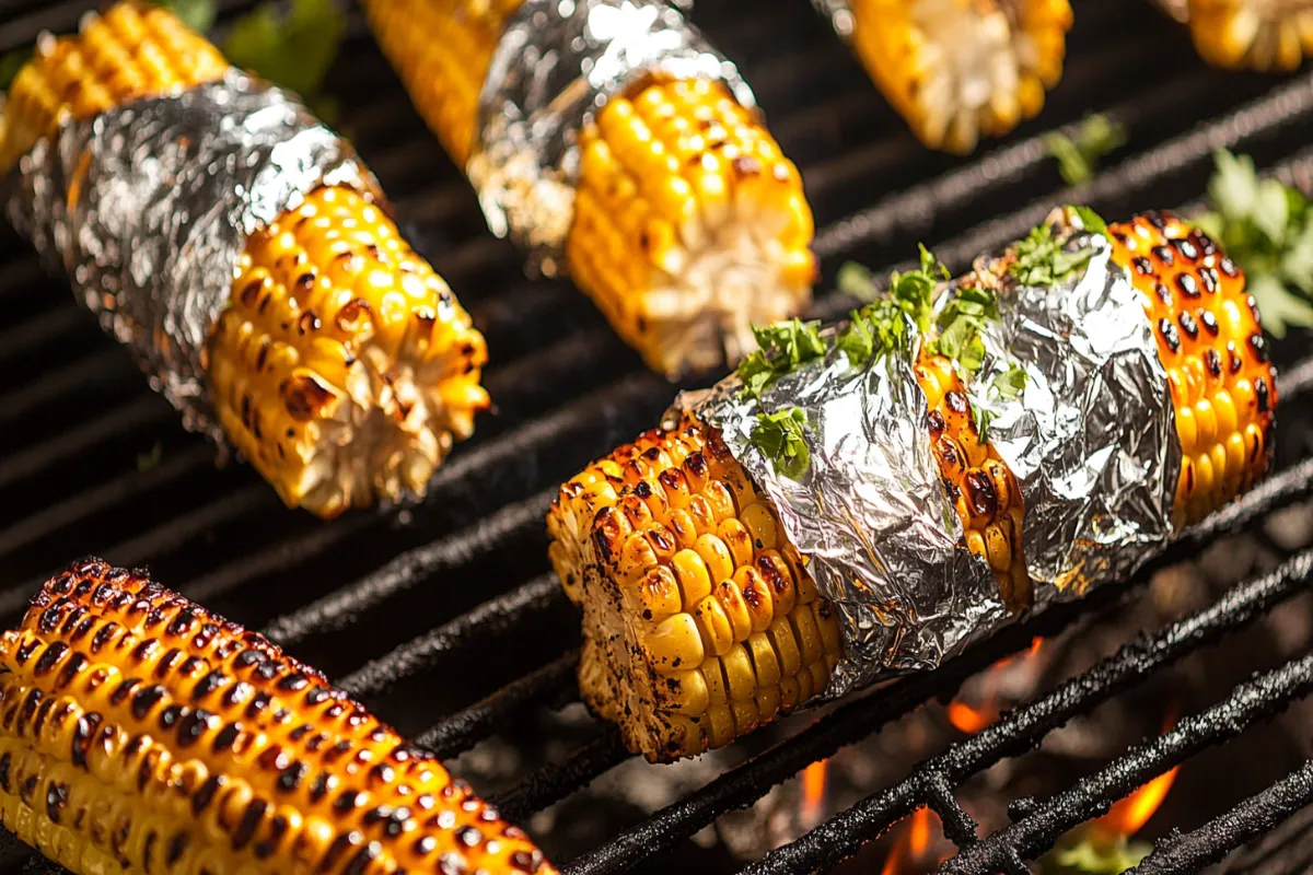 Is it better to grill corn with or without foil?