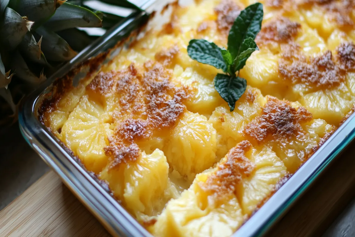 pineapple casserole