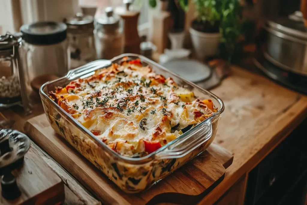 What are the 5 components of a casserole?