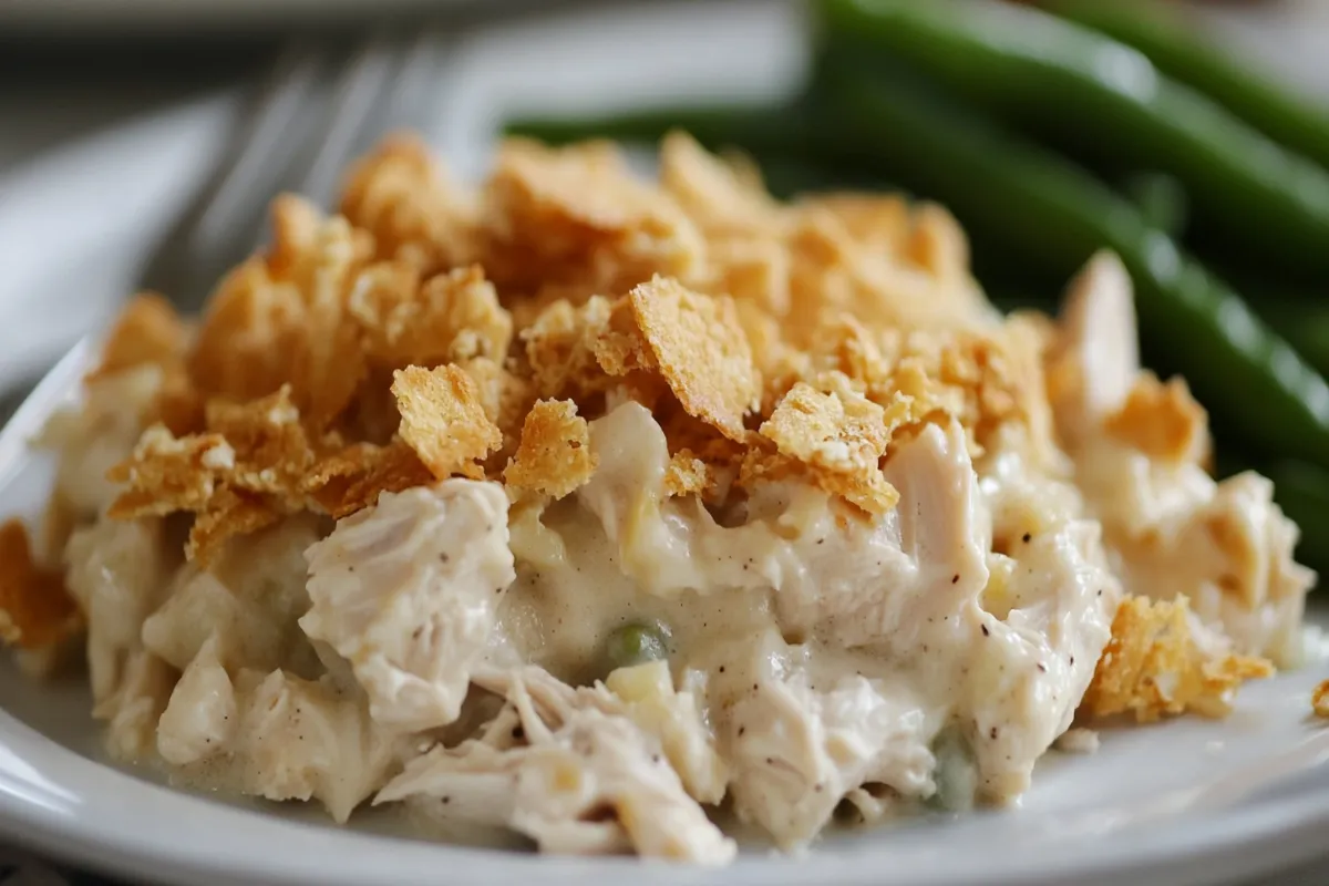 Old fashioned ritz chicken casserole