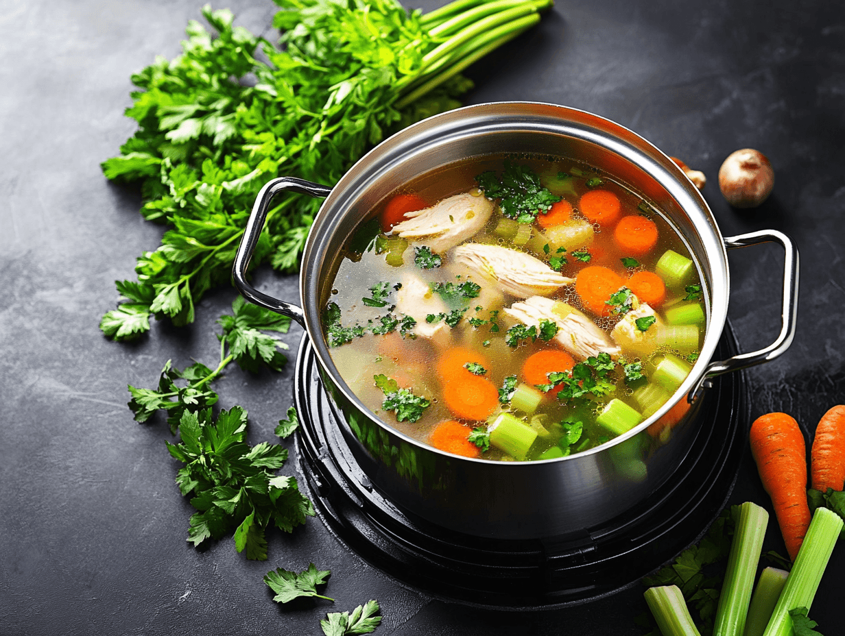 Can I use a week old rotisserie chicken in soup?