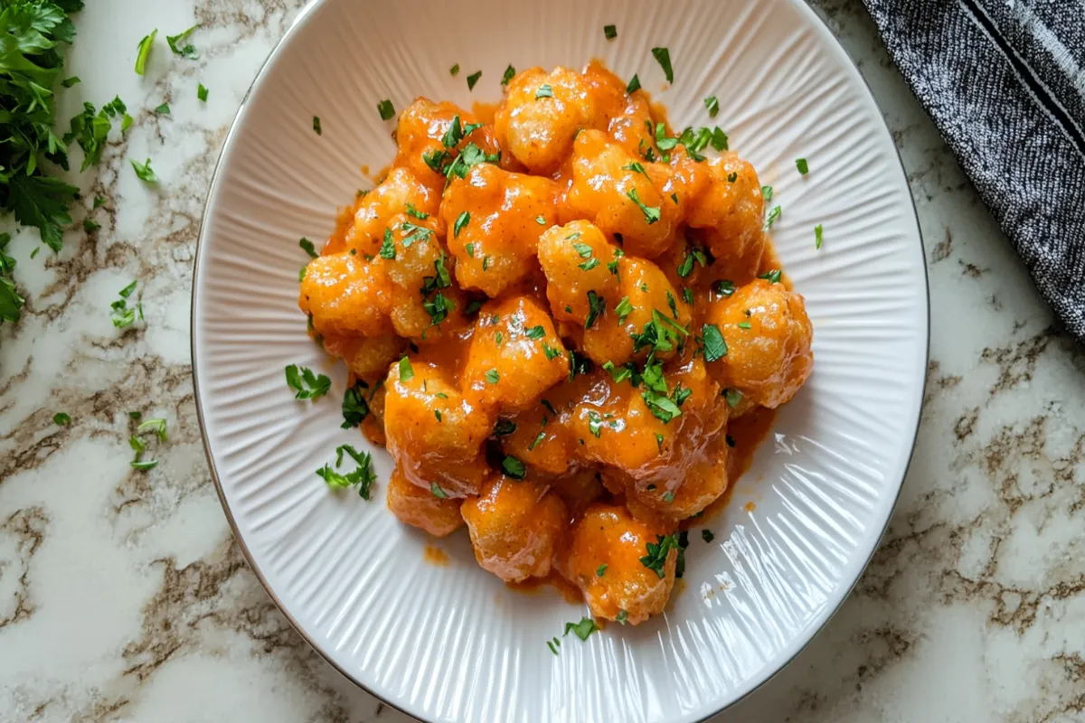 buffalo chicken tater tot casserole