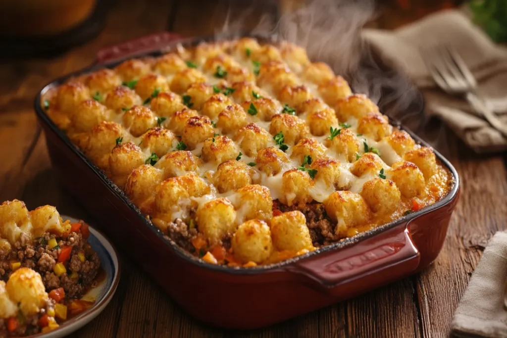 Difference Between a Tater Tot Hotdish and a Tater Tot Casserole